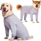 Yeapeeto Dog Onesie Surgery Recovery Suit for Large Medium Bodysuit Dogs Pajamas PJS Full Body for Shedding, Prevent Licking, Wound Protection, Cone Alternative (2XL, Pink) - Image 12