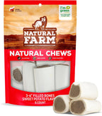 Natural Farm Peanut Butter Filled Bones (3-4 Inch, 6 Count), Limited Ingredient, Natural Stuffed Dental Dog Bone Treats for Dogs, Made with Real Beef - Image 10