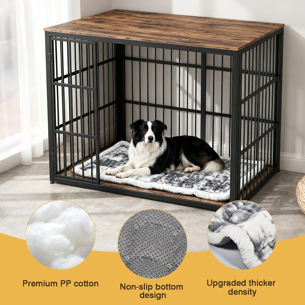 Premium non slip durable kennel pad for medium and large pets