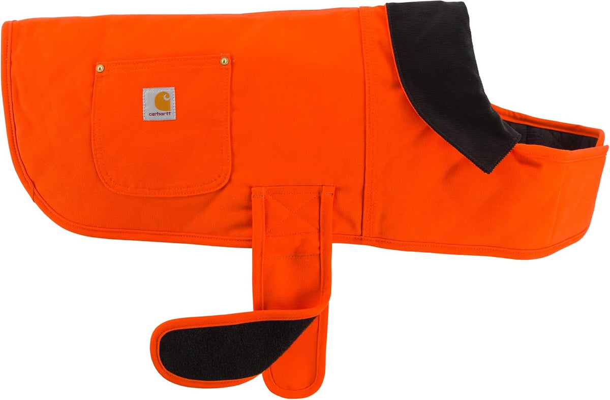 Size large Carhartt dog chore coat flat lay view