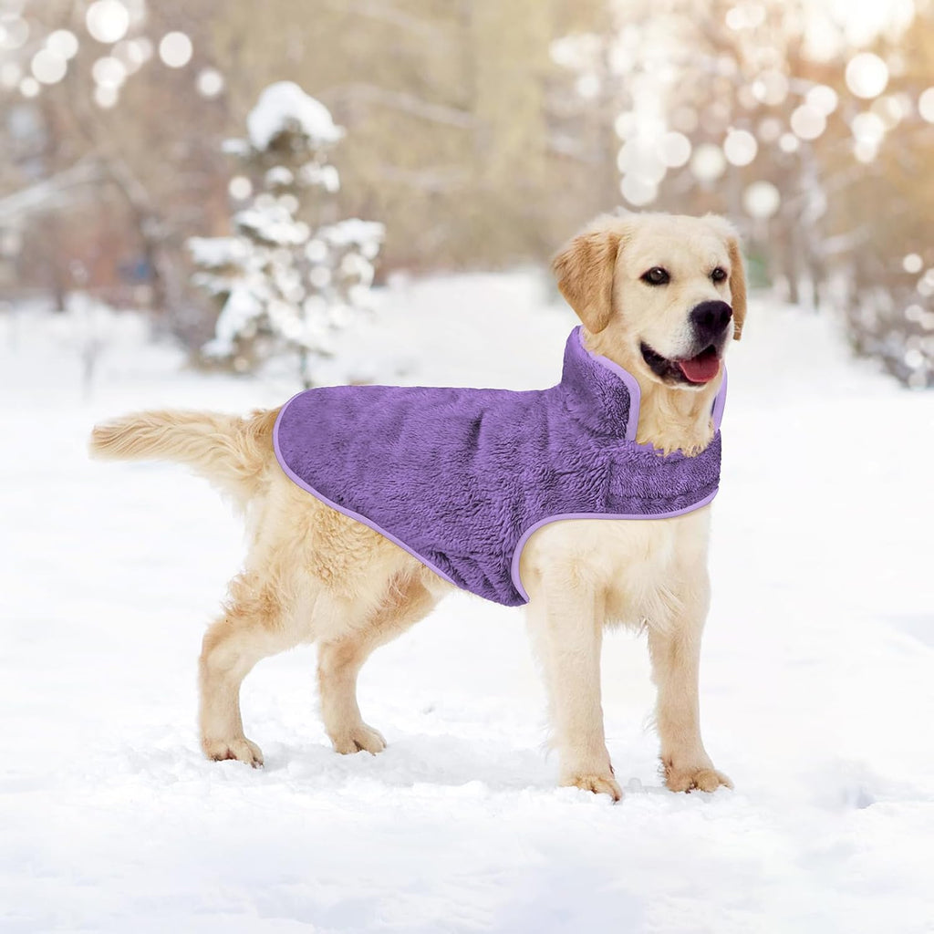 Machine washable thermal dog vest with secure under fastening system.
