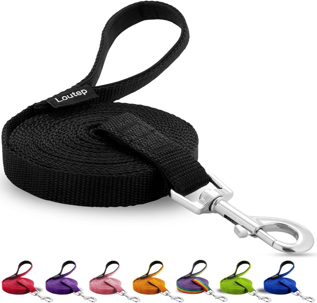 Loutep secure outdoor recall training lead for small medium and large dogs