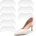 Calkkrer Heel Pads for shoes too big front view clear silicone inserts
