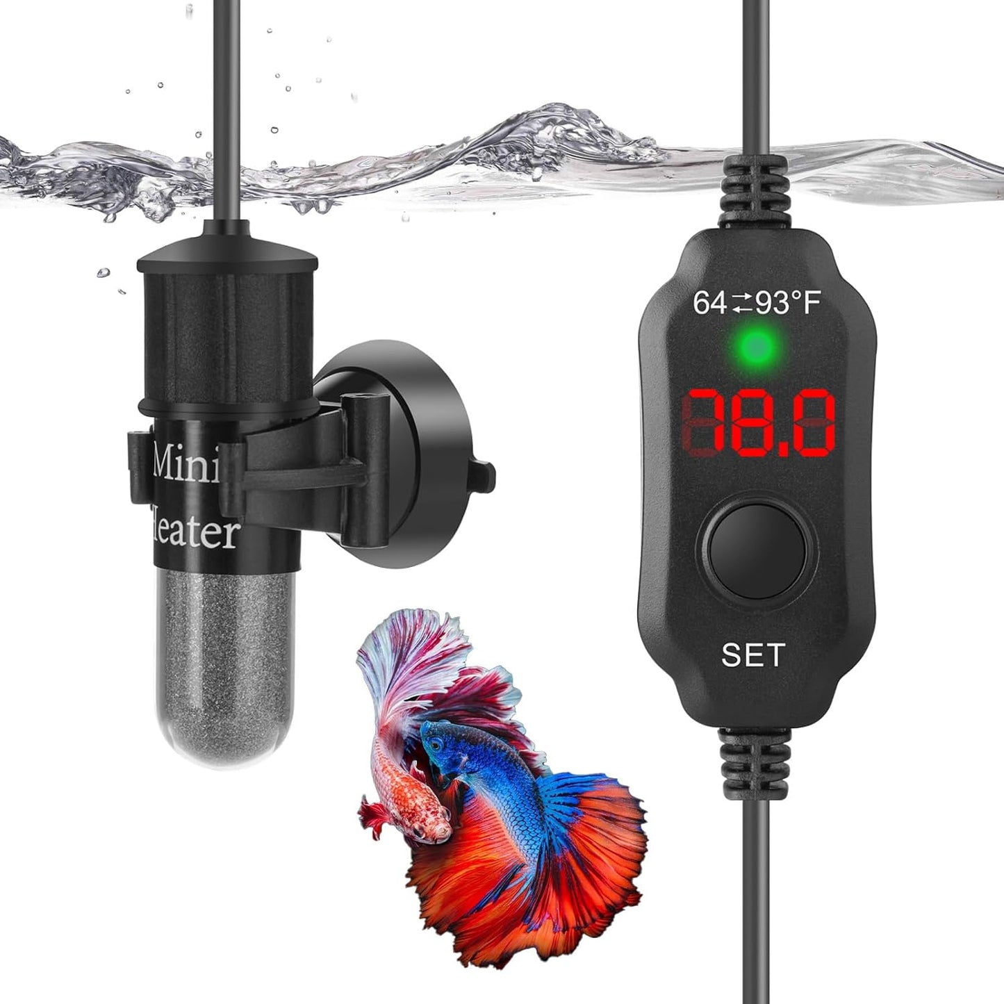 Vcraze small tank heater submerged in water