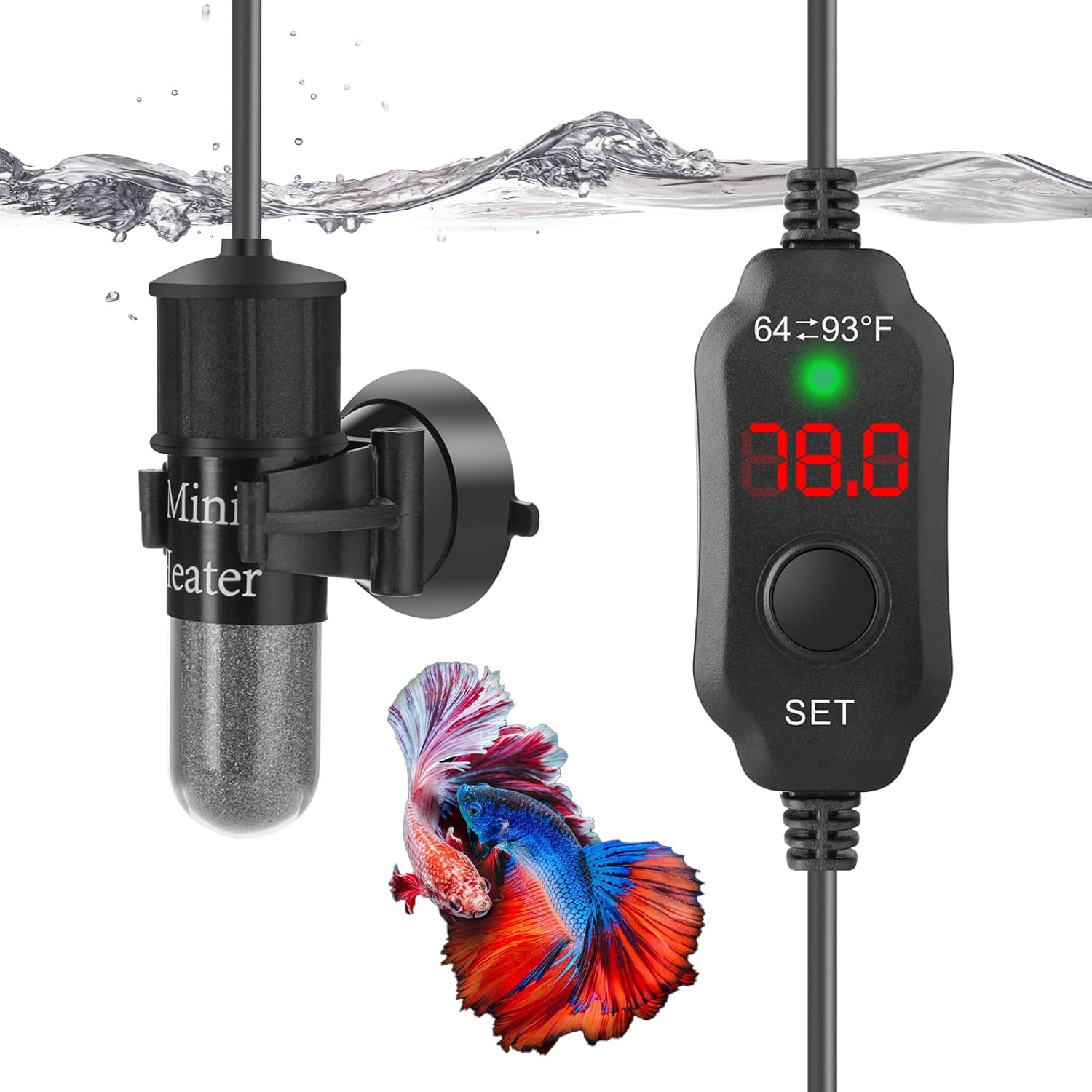 Vcraze small tank heater submerged in water
