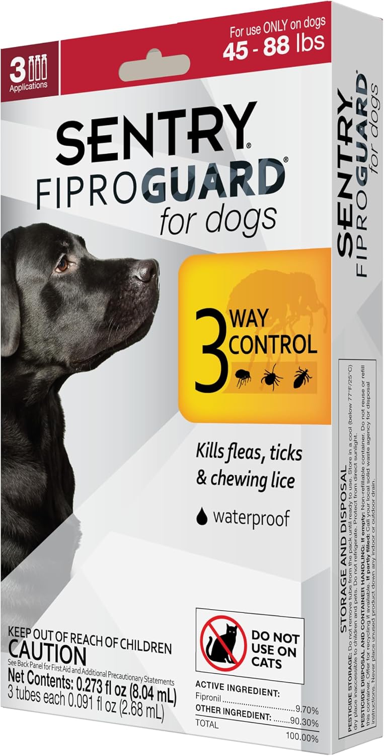 Sentry pet care flea control for five to twenty two pound dogs product shot