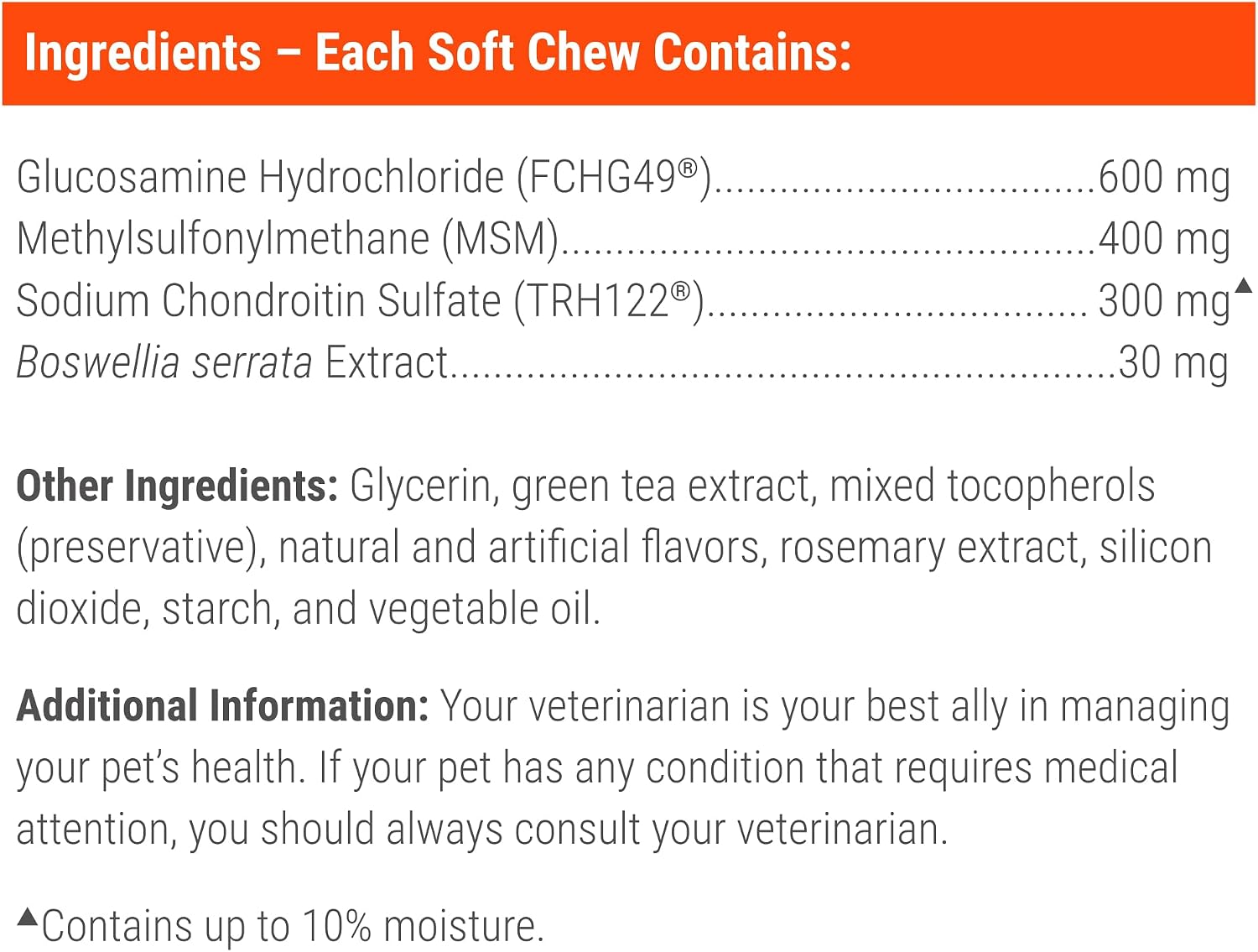 Nutramax Laboratories Cosequin DS Plus MSM for dog mobility and cartilage care