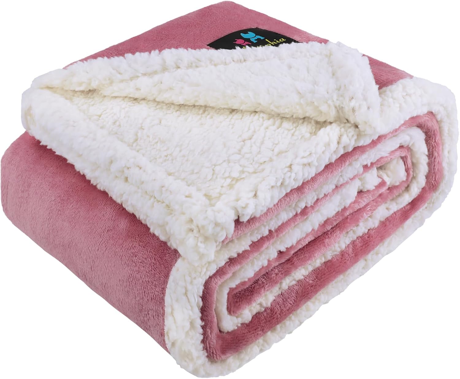 Luciphia Waterproof Blanket for Dog Washable Reversible Sherpa Fleece Throw Blanket for Bed Couch Soft Liquid Pee Proof Furniture Cover Protector for Small Medium Large Pet Cat Grey 35" x 25" - Image 10