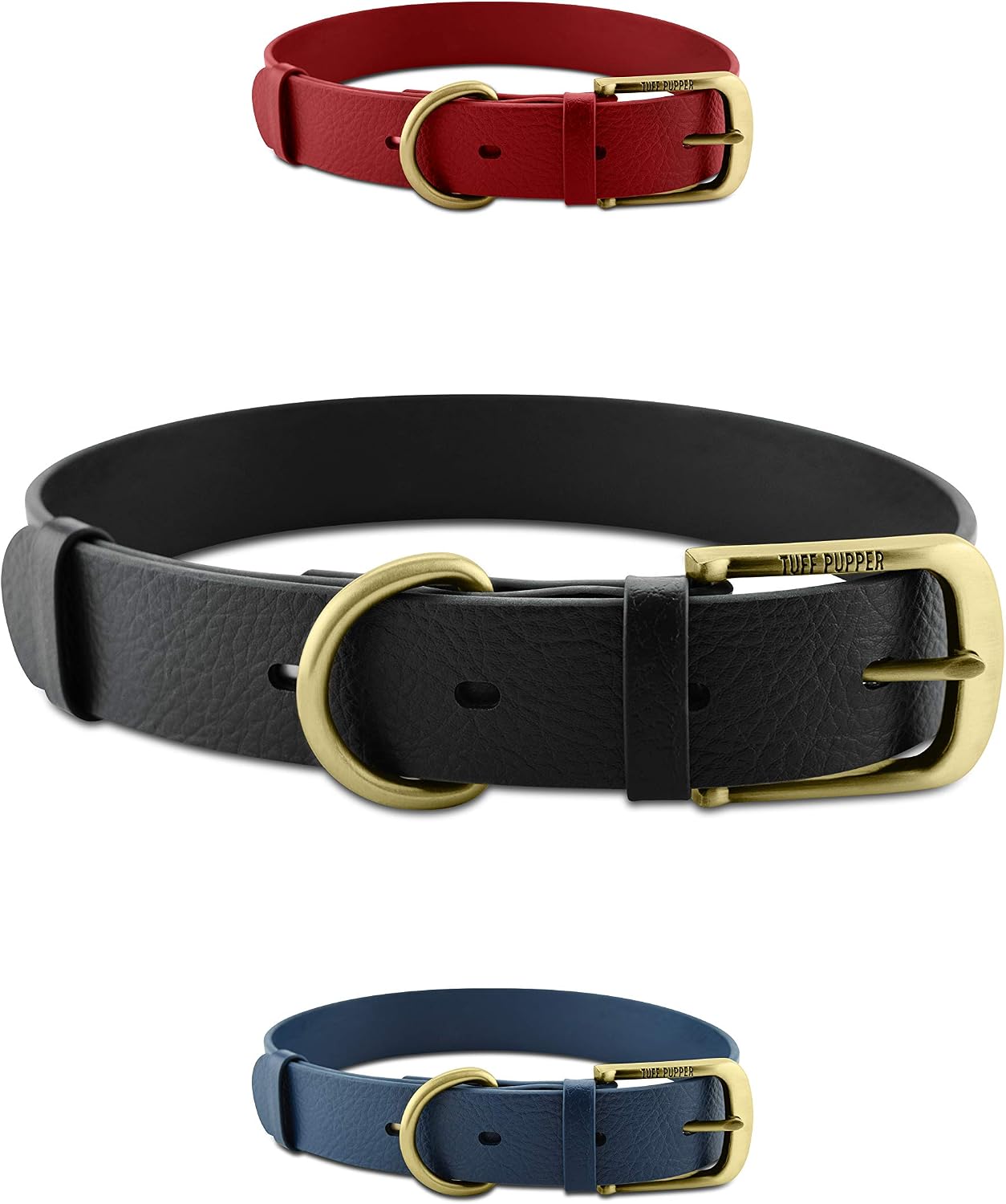Tuff Pupper Classic Heavy Duty Dog Collar | 10x Stronger Than Leather | 100% Waterproof & Odor Proof Dog Collar | Tough Rust-Proof All Metal Hardware - Image 15
