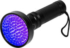 Whaply black light flashlight detecting outdoor scorpions at night from a distance.