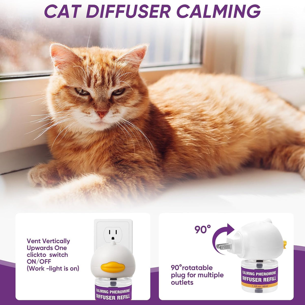 Nakesy authentic USA imported pet calming starter set for large room behavior management