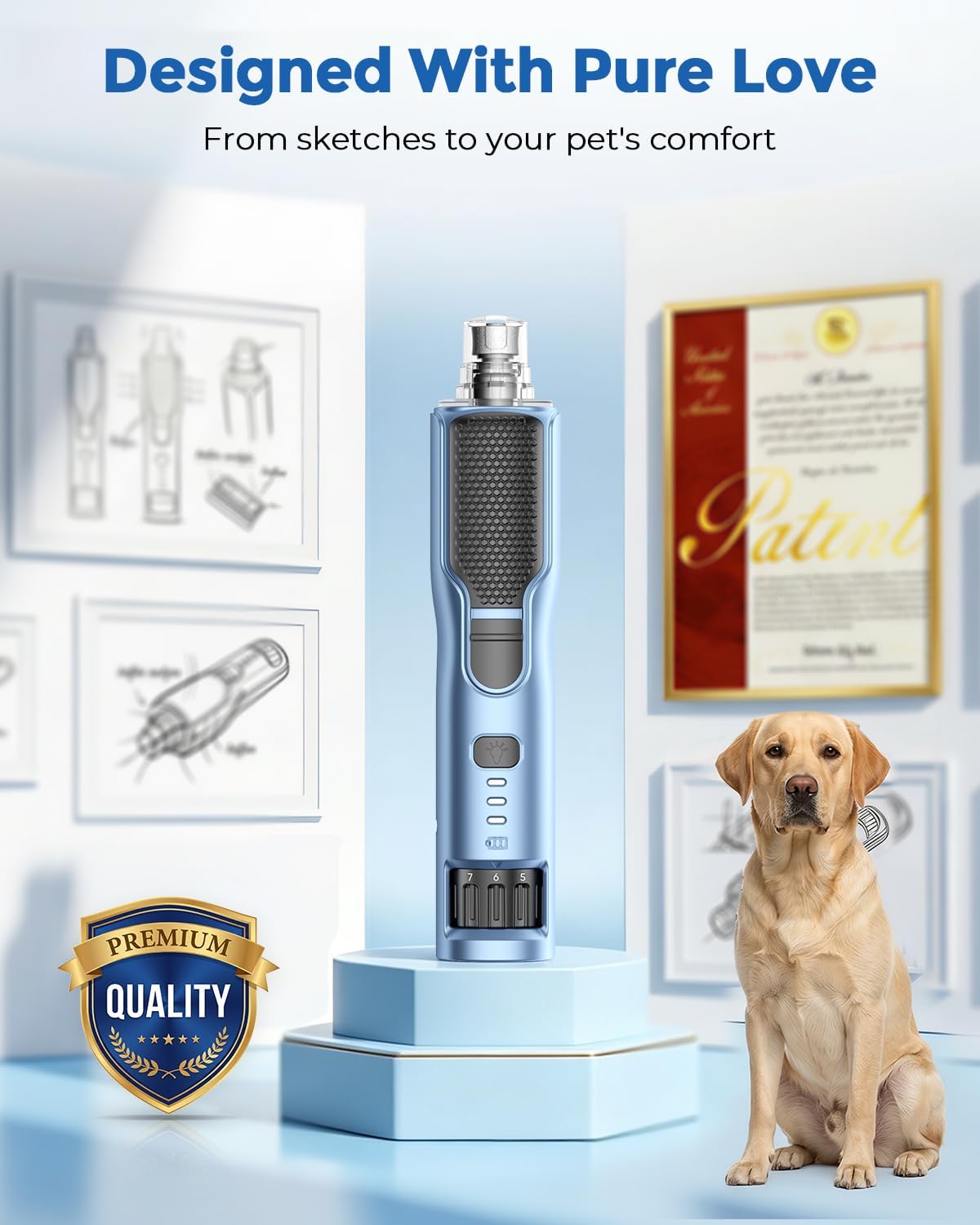 Professional pet grooming tool by Catpick in packaging