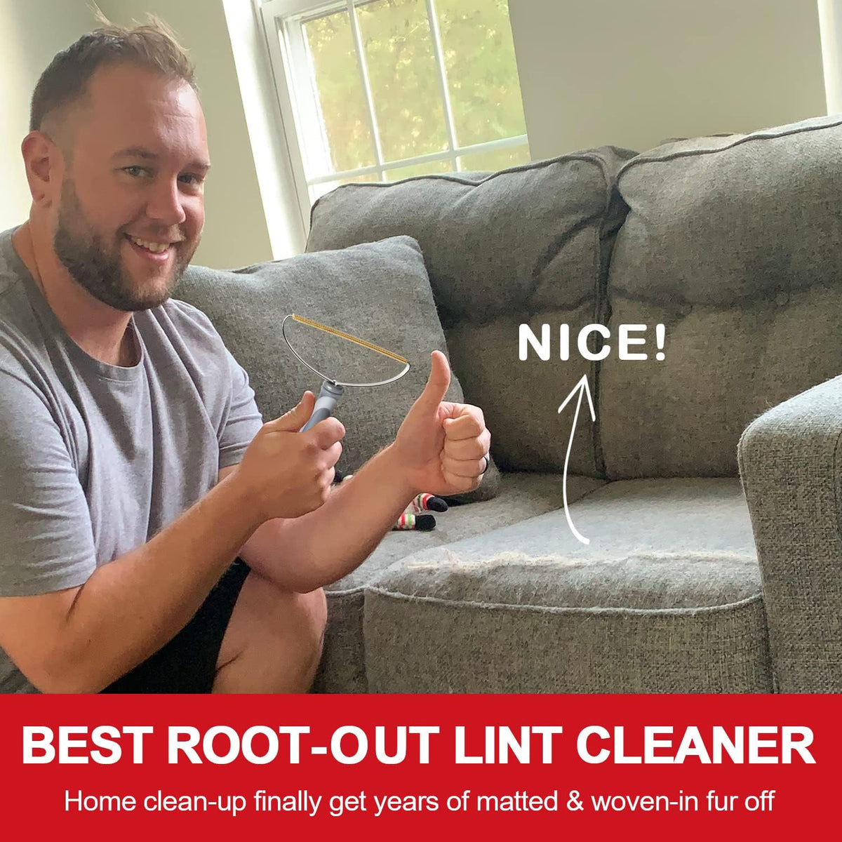 Elemsy lint cleaner pro for car mats and rugs