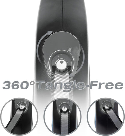 Close up of the 360 degree tangle free swivel hook on Pina pet leash