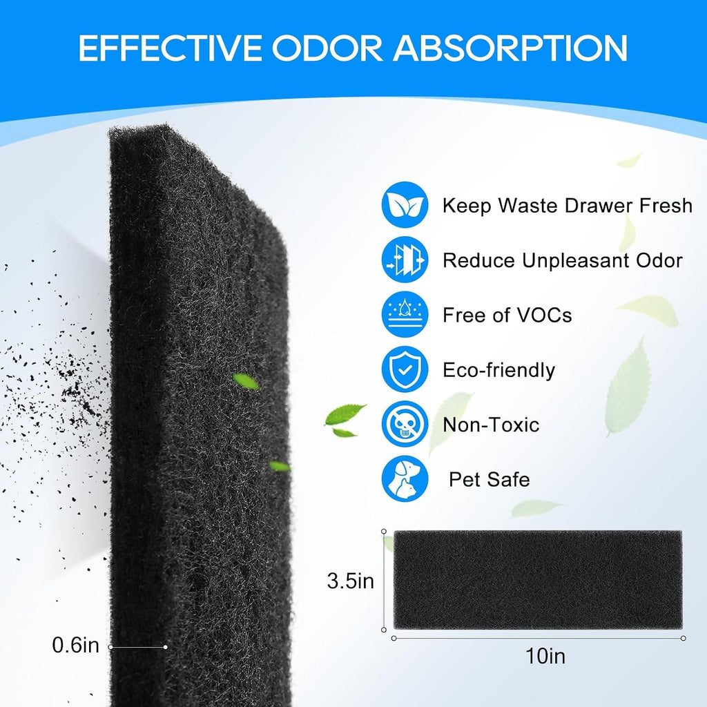 Thick microporous carbon filter for pet odor absorption lifestyle view
