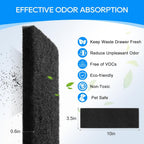 Thick microporous carbon filter for pet odor absorption lifestyle view