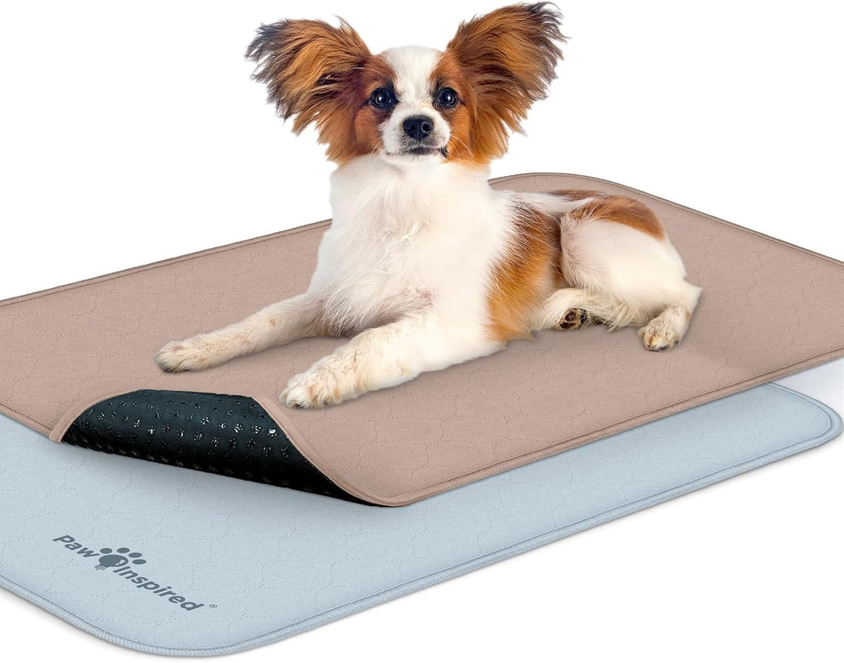 Paw Inspired Washable Crate Liners for Dogs (2 Pack), Leakproof, Non-Slip Pee Pads for 36 Inch Kennels, Reusable Puppy Pads for Potty Training, Whelping, Waterproof Mat (35x22 Inch, Pack of 2) - Image 9