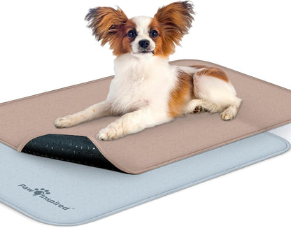 Paw Inspired Washable Crate Liners for Dogs (2 Pack), Leakproof, Non-Slip Pee Pads for 36 Inch Kennels, Reusable Puppy Pads for Potty Training, Whelping, Waterproof Mat (35x22 Inch, Pack of 2) - Image 9