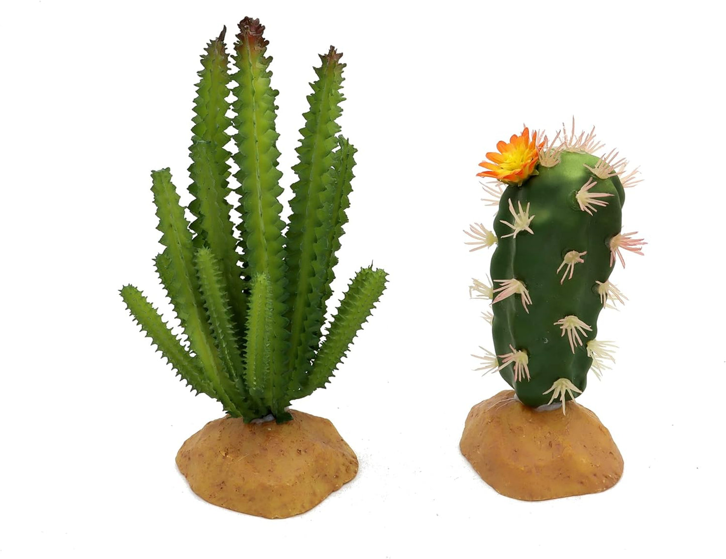 Jihaqua artificial reptile succulent set front view