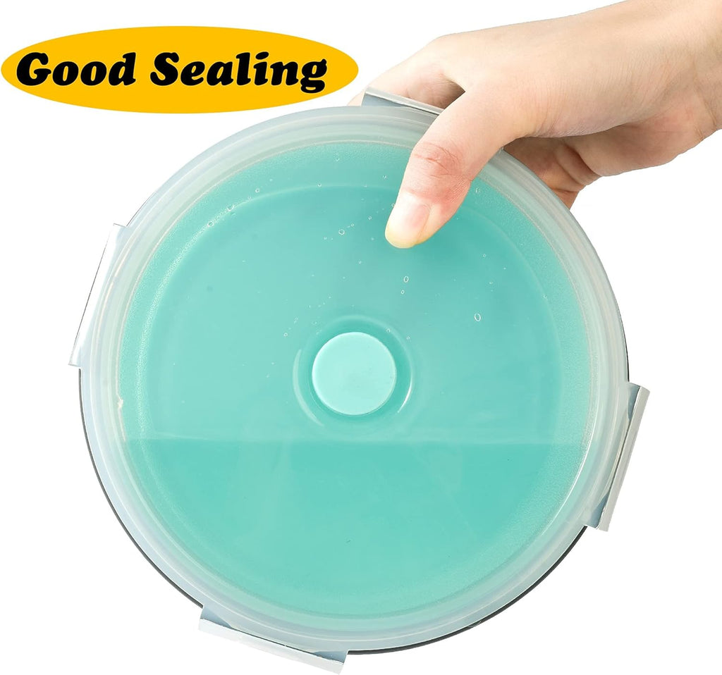 Dishwasher safe silicone travel bowls for outdoor hiking