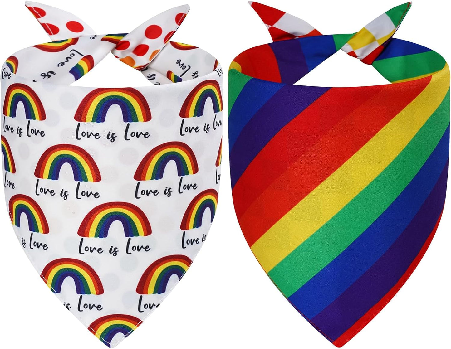 Agroon Pride Dog Bandanas large set front view