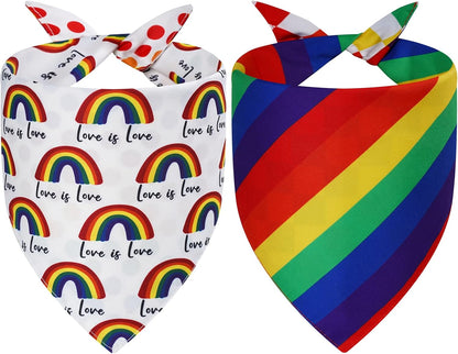 Agroon Pride Dog Bandanas large set front view