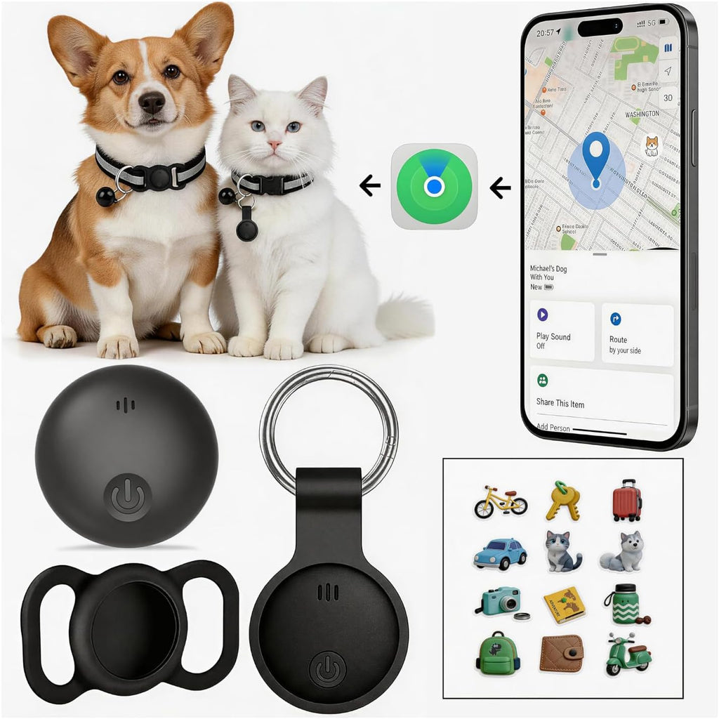Joygiee GPS tracker for dogs front view smart collar pet locator