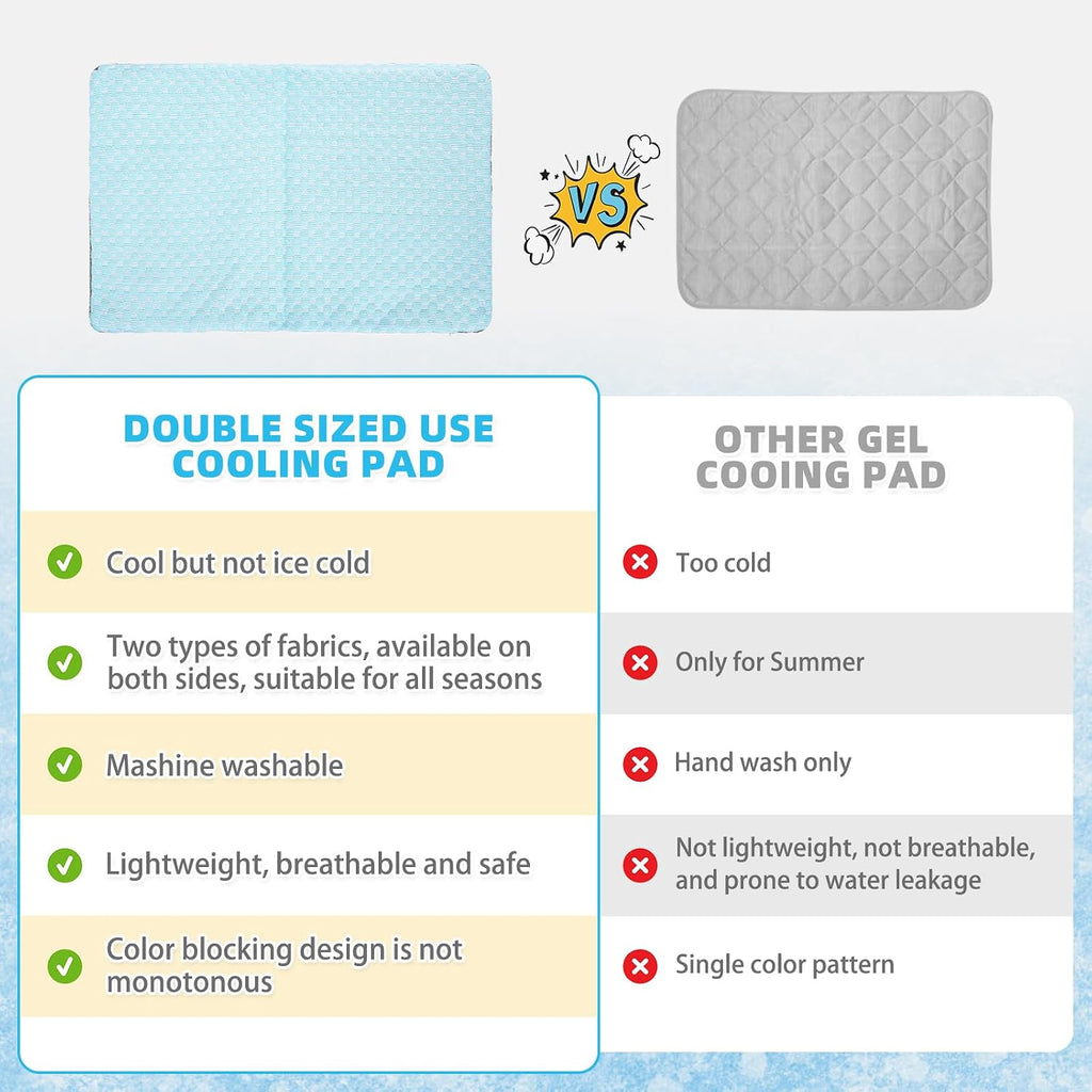 Non-slip bottom surface of Cherishelt pet cooling bed