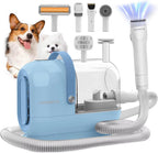 HEAPETS Dog Grooming Vacuum Kit - 3L Vacuum with 7 Tools, Low Noise Electric Clipper and Brush for Pet Shedding at Home, White - Image 11