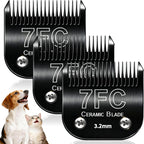 Dog Grooming Clipper Blades Replacement Compatible with Andis Dog Clippers,Most OsterA5, Wahl KM Series Pet Clippers (Black(5FC)) - Image 9