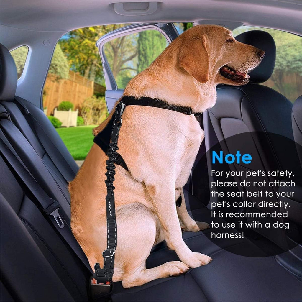 Adjustable strap mechanism on URPOWER dog seat belt