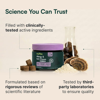 Hypoallergenic formula instructions and daily feeding guidelines by pet weight.