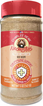 Natural high protein fish recipe dog food sprinkle topper