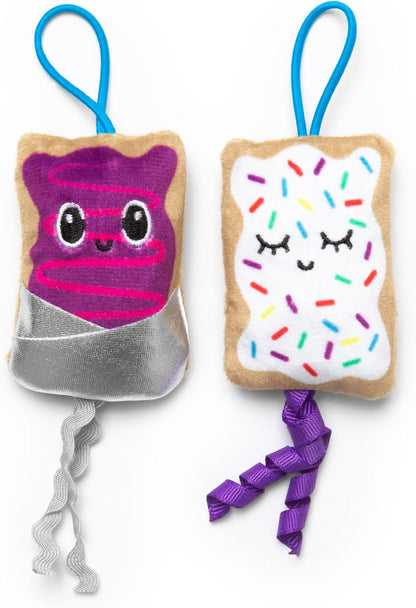 Cat playing with Quirky Kitty Flingin Purr Tarts