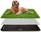Clean artificial turf mat for indoor puppy training
