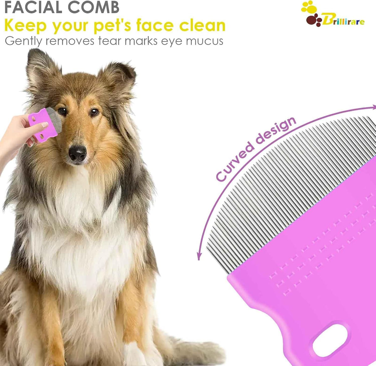 Petangel dematting tool package containing four unique pet grooming brushes for cats and dogs.