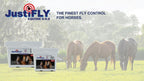 JustiFLY Equine larvicide powder fly control supplement for horse feed.