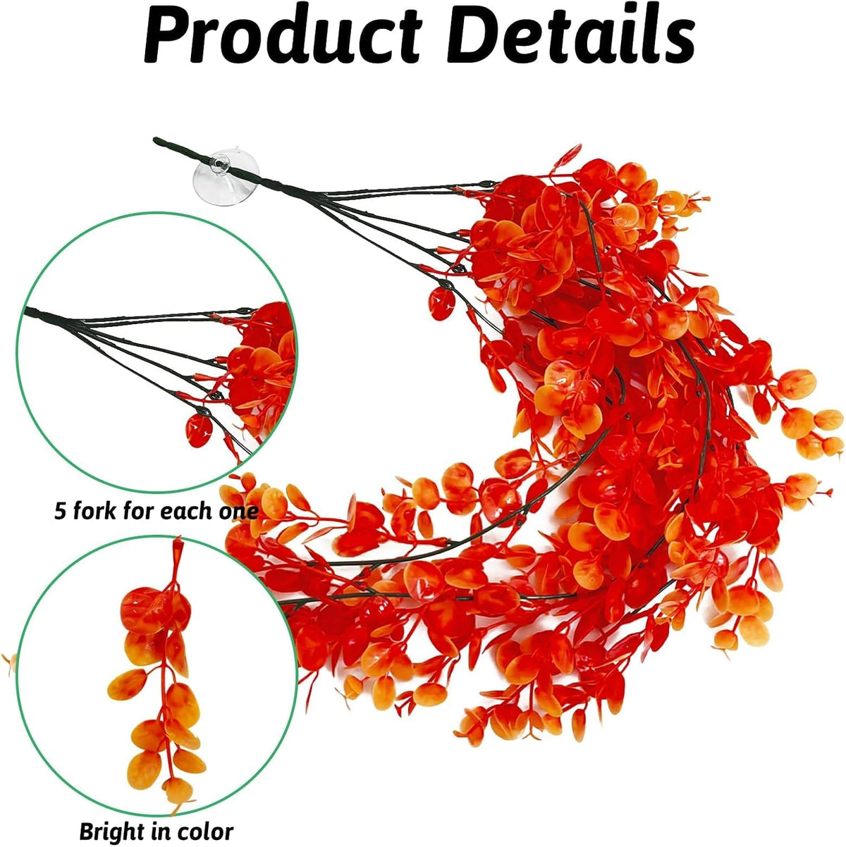 Two pack hanging reptile plants coiled to show flexibility of iron wire.