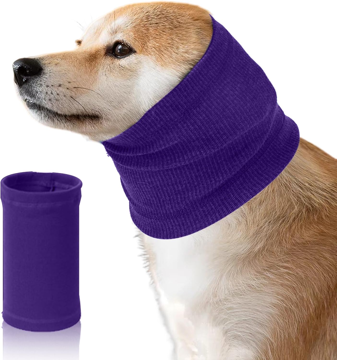 Dog Calming Hoodie Head Cover Sleeves, Ear Covers for Noise Protection, Anxiety Relief Wrap, Muffs for Pet Neck and Ear Warmer - Image 10