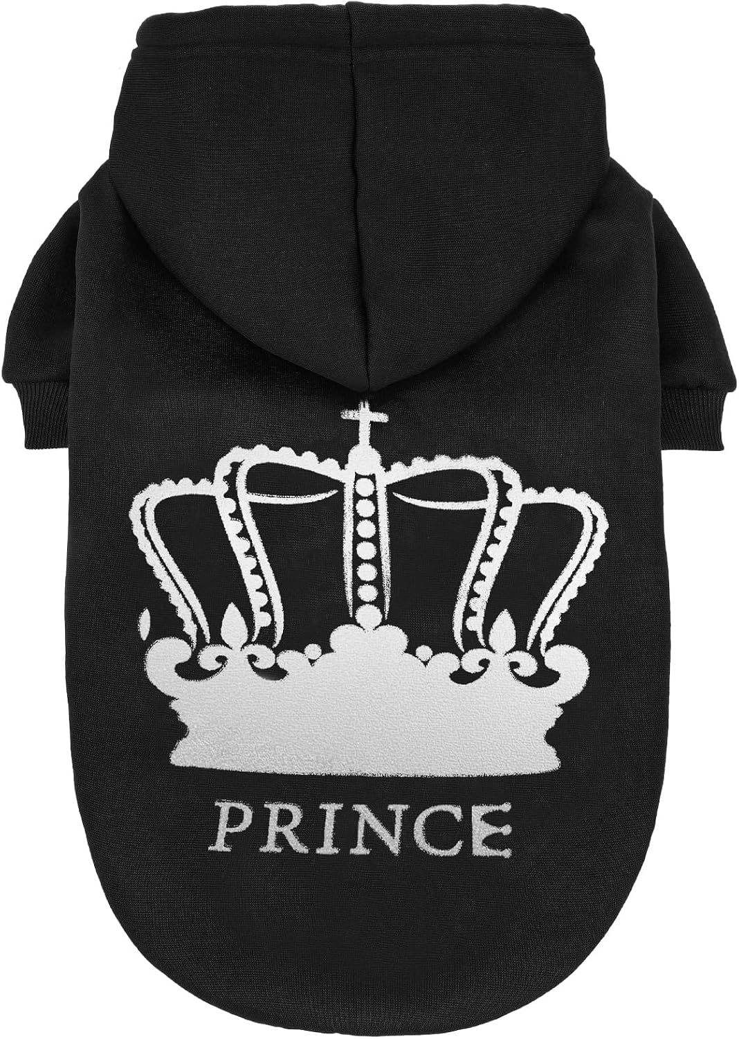 EXPAWLORER Princess Dog Hoodie-Soft Dog Sweater Calming Fleece Sweatshirt Cold Weather Pet Clothes,Pitbull Clothes Outfits,Coat Apparel for Puppy,Cat, Small Medium Large Dogs,Pink Medium - Image 9