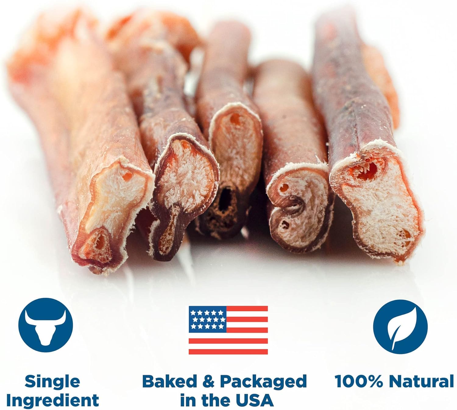 Best Bully Sticks single ingredient grass fed beef chew sticks