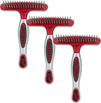 CHI for Dogs 2 in 1 Dematting and Deshedding Rake, Dual Head Dog Grooming Tool with Wide Tooth Dematting Rake and Fine Deshedding Rake, Detangler Comb for Thick Double and Long Dog Coat - Image 15