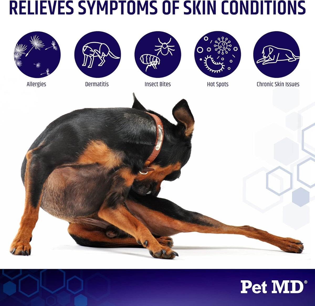 Pet MD hot spot treatment for dogs and cats liquid spray application