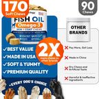 Dog skin and coat health benefits from EPA and DHA fatty acids illustration