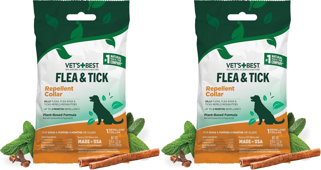 Vet's Best Natural Flea and Tick Collar for Dogs - Natural Repellent Collar with Plant-Based Ingredients - Flea and Tick Prevention and Treatment - Fits Small to Large Dogs - Up to 20" Neck Size - Image 11