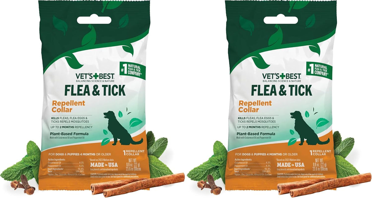 Vet's Best Natural Flea and Tick Collar for Dogs - Natural Repellent Collar with Plant-Based Ingredients - Flea and Tick Prevention and Treatment - Fits Small to Large Dogs - Up to 20" Neck Size - Image 11