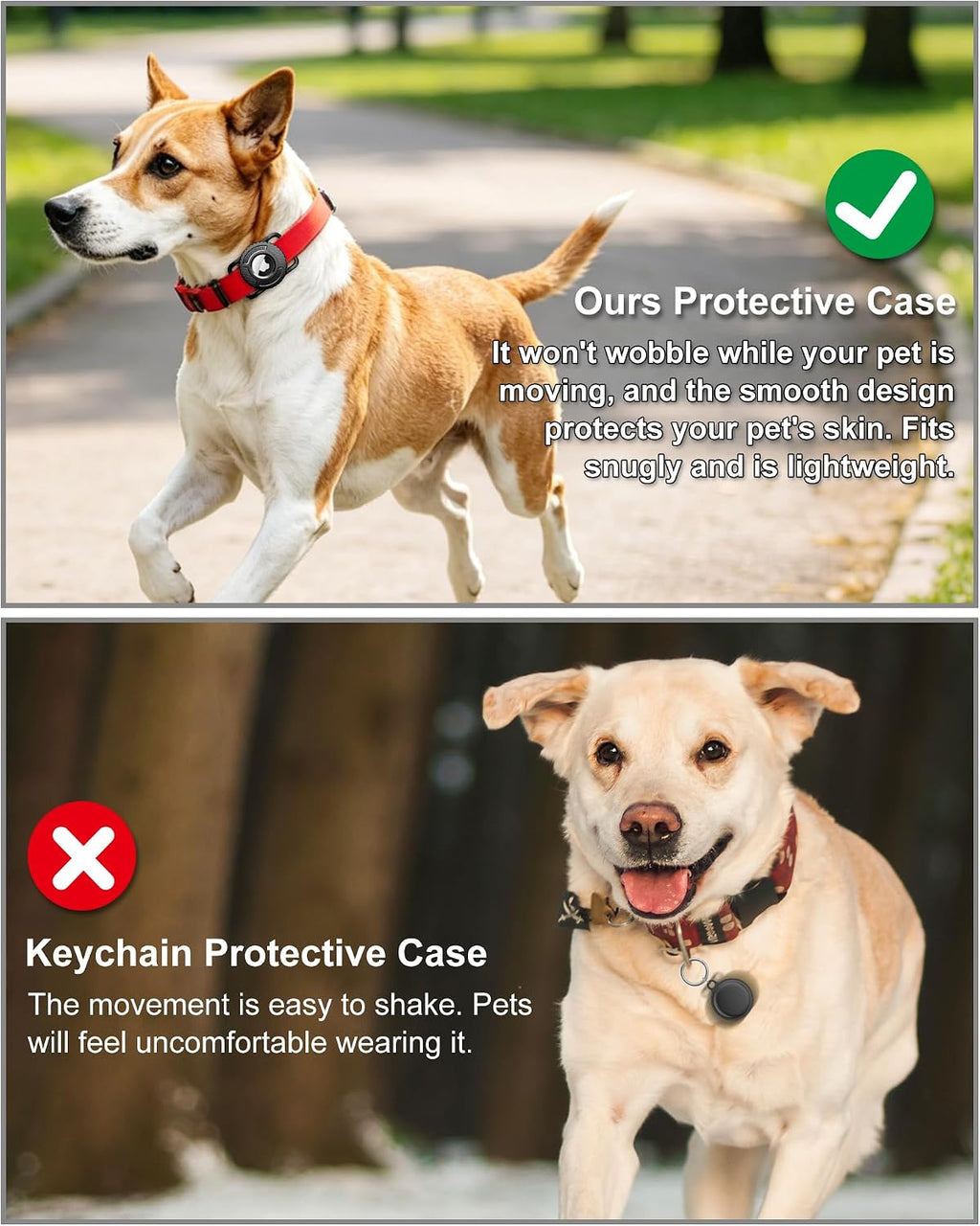 DDJ IPX8 Waterproof Cat Collar Holder for Apple AirTags 1st & 2nd Generation, Anti-Lost for Airtag Small Dog Holder, Durable, Lightweight, fit 1" inch Wide Pet Collar, Easy to Install,1 Pack - Image 10