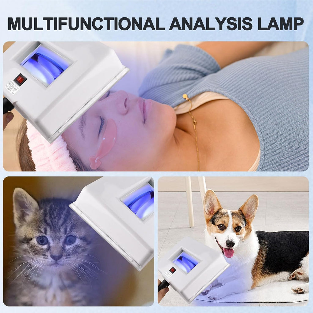 Huazu premium white plastic housing skin analysis device setup