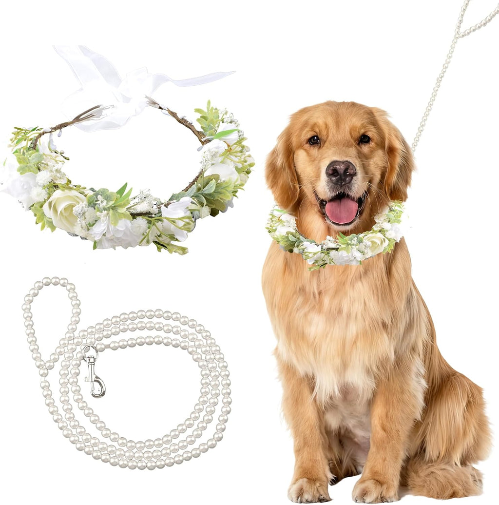 Slcinwzdt imported pet wedding costume kit side view focusing on the comfortable ribbon tie mechanism.