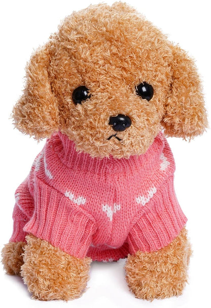 Dxhycc puppy winter clothes size small layout with measurement guide